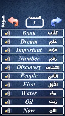 أهم 1000 كلمة إنجليزية android App screenshot 3